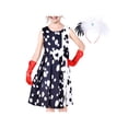 thumbnail image 1 of Robe de Fille Costume d'Halloween pour Dalmatians Perruque Serre-Tête Gants Rouges 4 Ans, 1 of 7