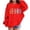 Red, variant on Weebloom Hoodies For Teen Girls Jesus Long Sleeve Soft Sweatshirt Graphic Kids Cute Pullovers With Pocket Tops Clothes White 11-12Years