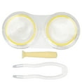 thumbnail image 3 of Kit de estuche para lentes de contacto, caja portátil para lentes de contacto Estuche para lentes de contacto portátil Caja de soporte para lentes de contacto Artesanía superior, 3 of 8