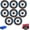 A#, variant on 4PCS 3D Tire Lettering Stickers, 4 Counts/Set Car Wheel Hub Decals Waterproof, 2D Car Tire Waterproof Universal Raised Stickers Wheel Decals Accessories for Cars, Motorcycle, SUV