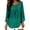 Green, variant on WHEANG Women's Solid Crew Neck Ruched Long Sleeve Tops, Daily Wear All-Day Comfort Summer Tops for Women, Casual Loose Fit Basic Tee Shirts Going Out Dressy Blouses(Color White Size 2XL)