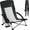 BC-Black, variant on Bigleap Zero Gravity Chairs, Set of 2 Portable Recliner Beach Camping Patio Outdoor Folding Lounge Chair with Cup Holder Trays and Adjustable Pillow for Poolside, Garden, Backyard, Lawn , Blue