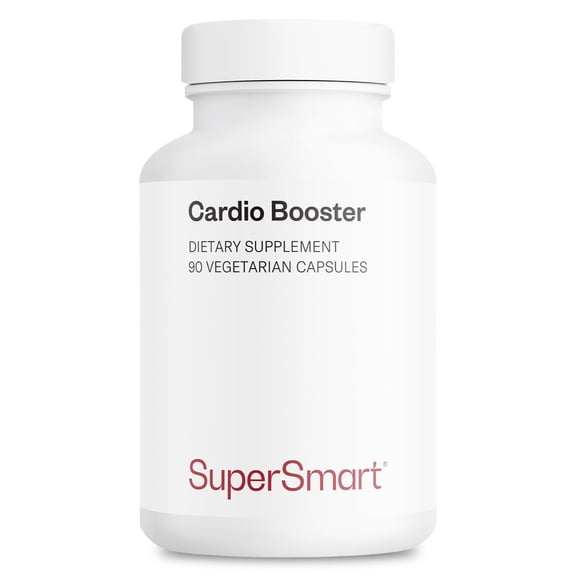 SuperSmart Cardio Booster (Advanced Formula) - with Taurine, CoQ10, Potassium, Phytosterols - Optimized Supplement | Non-GMO & Gluten Free - 90 Vegetarian Capsules