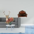thumbnail image 2 of Figuras de renos,Figuras de reno,alce,ciervo,estatua,decoración del hogar,Estatua de reno para mesa,adorno moderno para oficina,Sofá en miniatura para muñecas,Muebles de casa de, 2 of 8