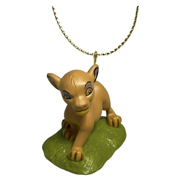 Authentic Lion King Simba Ornament PVC Figure 3" Figurine Rare Charm Dangler New