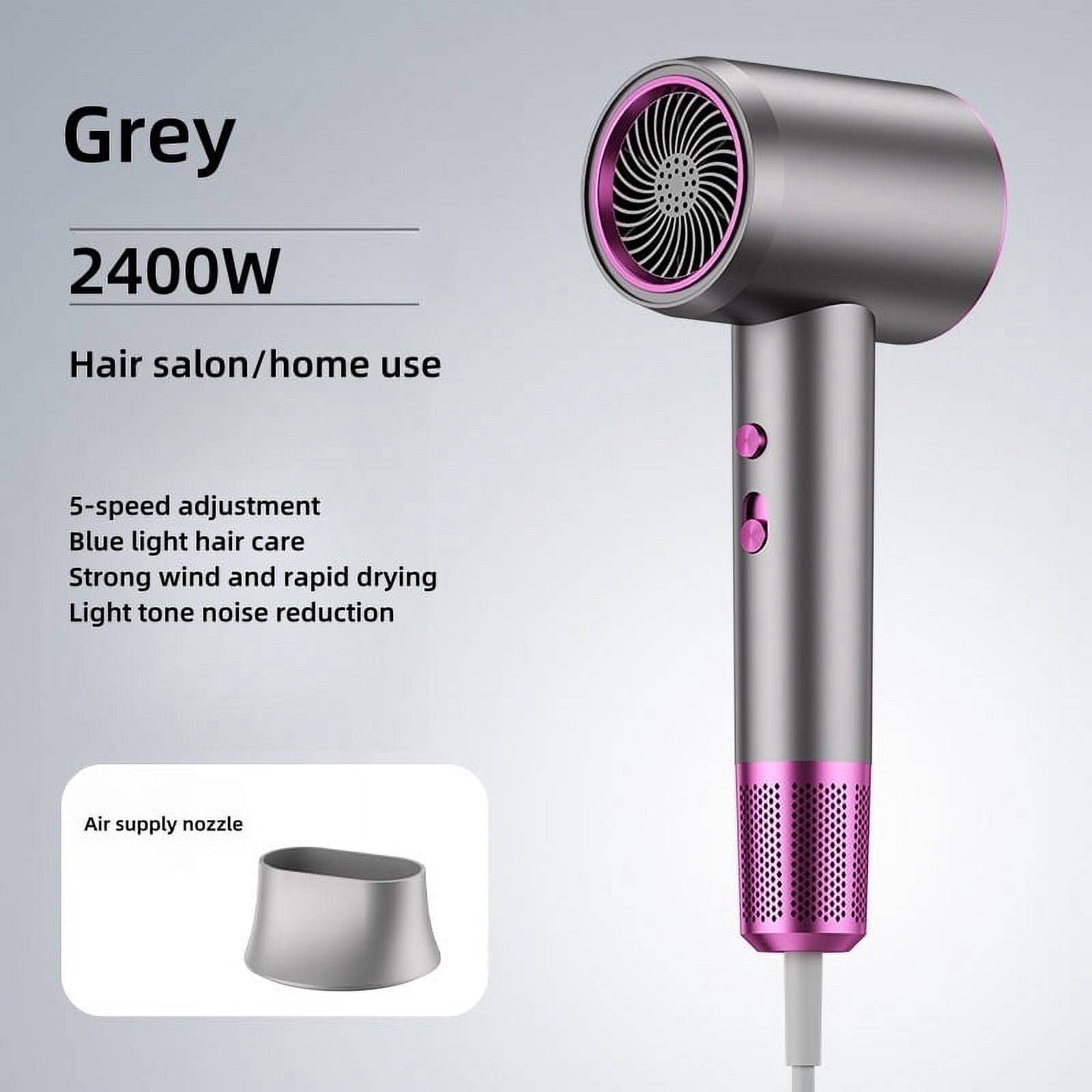 Feylan 110V/220V High-Speed Hair Dryer EU/US/UK Plug, High-Power Quick Drying, Low Noise Reduction, Dedicated Hair Salon For Home Use