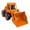 Orange, variant on XIANXIAN Mini Machine Caterpillar Construction Truck Toy Cars Excavator, Bulldozer, Backhoe Excavator, Road Roller Free-Wheeling Vehicles w/Moving Parts -Great Cake Toppers