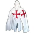 thumbnail image 2 of Medieval Crusader Knight Tunic Cloak Cape Set Templar Knights Reenactment Costume, 2 of 4