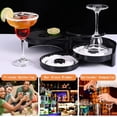 thumbnail image 4 of Barra con borde de cristal de 3 niveles para margaritas y cócteles TonJin, 4 of 7