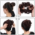 thumbnail image 7 of MORICA 1PCS Messy Bun Hair Piece Scrunchies Synthetic Chignon for Women Updo Natural Black Elastic Band, 7 of 7