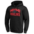 thumbnail image 2 of Men's Black Miami Marlins Father's Day #1 Dad Pullover Hoodie, 2 of 3