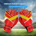 thumbnail image 5 of fankhu Children Football Gloves Adjustable Elastic PU Sports Accessories (5 Red), 5 of 8