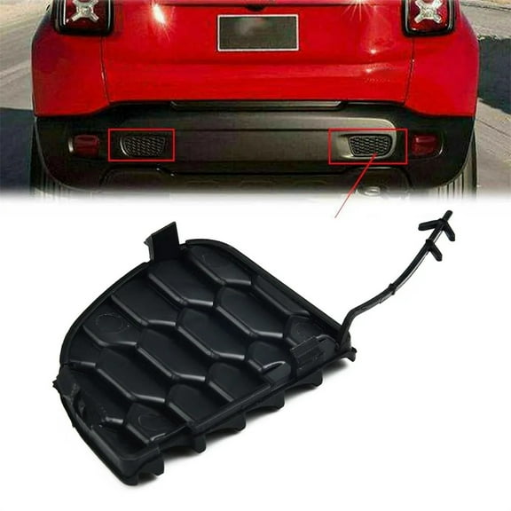 Rear Bumper Tow Hook Cover Cap 5Vw91Lxhaa For Jeep Renegade 2015-2019