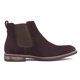 thumbnail image 3 of Botas Chelsea de Cuero Gamuza para Hombre Bruno Marc Talla 12 Marrón Oscuro, 3 of 8