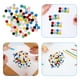 thumbnail image 5 of FELTECHELECTR 80 piezas de canicas de repuesto para juego de mesa, de plástico, de 12 mm, con cuentas de arcoíris, para clasificar colores., 5 of 5
