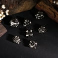 thumbnail image 2 of Cusdie 7-Die Metal DND Dice Set, Ball Tip Design Metal Polyhedral D&D Dice Set for DND Dungeons and Dragons TTRPG Role Playing Games, 2 of 5