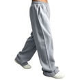 thumbnail image 4 of Resicozy Baggy Sweatpants Men 2026 Cotton Wide Leg Lounge Sweat Pants Drawstring Waist Jogging Pants with Pockets Light Gray S, 4 of 8
