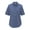 FRENCH BLUE, variant on Edwards Ladies' Short Sleeve Oxford Shirt