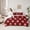 Red Flower, variant on Feelyou Romantic Love Heart Bedding Comforter Set 7pcs, Winter Christmas Snowflake Queen Bedding Sets, Kawaii Cartoon Buffalo Reversible Queen Sheet Sets, Super Cozy Room Decor