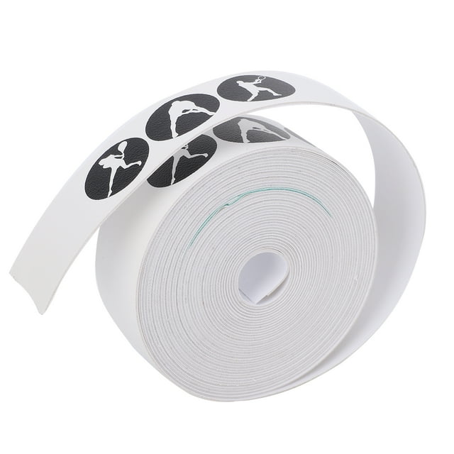 Racket Head Protection Tape, Convenient Lightweight Tennis Racket Head Guard For Tennis Racket For Outdoor White