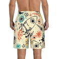 thumbnail image 3 of Kll Rockets Men'S Casual Summer Beach Shorts Hawaiian Shorts With Pockets-Small, 3 of 9