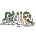 thumbnail image 2 of kusrkot 97pcs WWII Armée Playset - 60 Pièces 5cm Soldats Figures (en 2 Couleurs), 1 Réservoir,, 2 of 9
