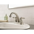 thumbnail image 2 of Delta Robinet de Lavabo Windemere, 5-1/8 Po X 3-17/32 Po Bec, 4 Po Centre, Acier Inoxydable, 2 of 3