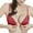 Red, variant on Women's Comfortable Side Gathering Beautiful Back Bra Front Buckle Back No Steel Ring Triangular Cup Underwear Women Bras Wireless Front Closure Push up Bras Woman's Bra Strapless Bra for Women plus