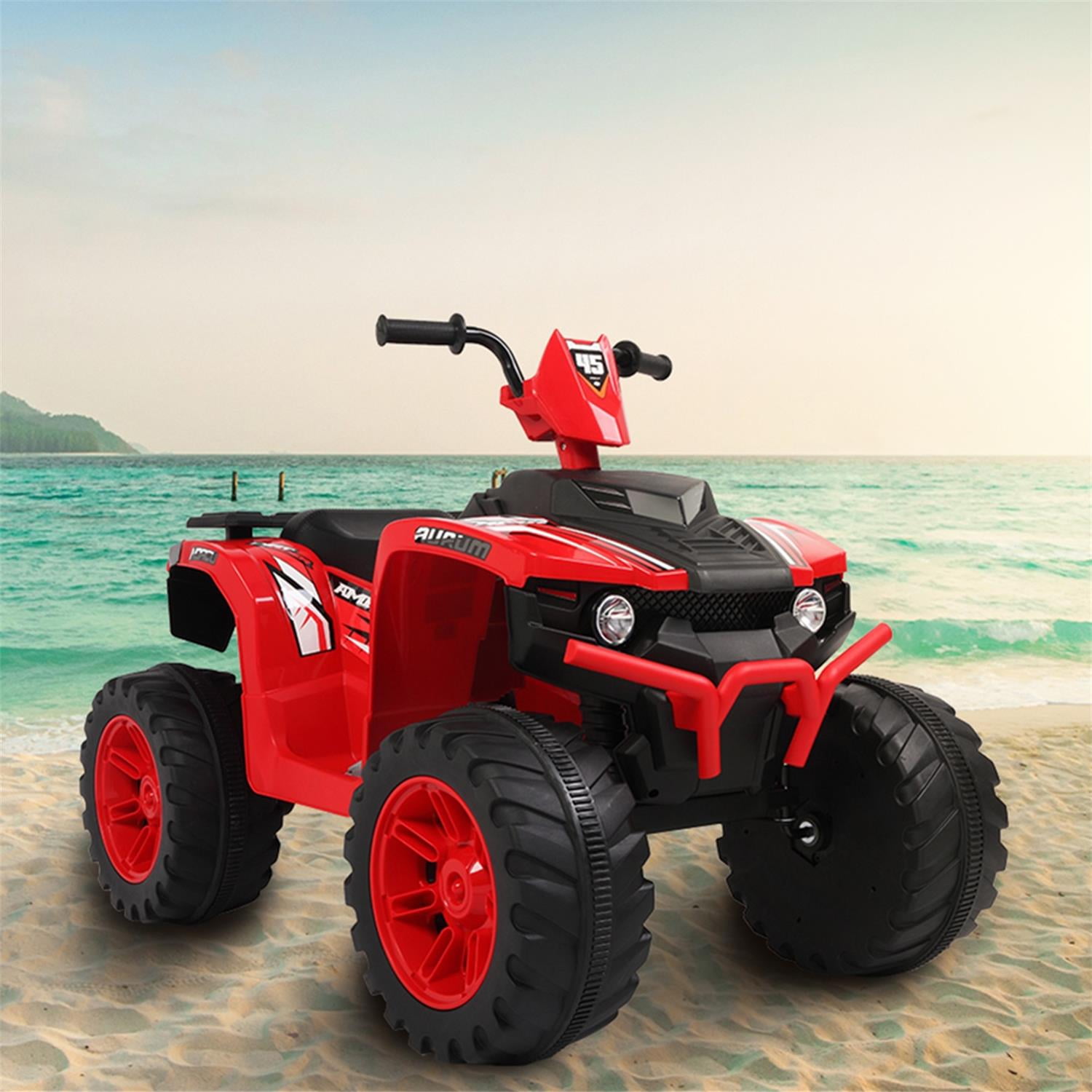 CIPACHO 12V ALL Terrain Vehicle Dual Drive Battery Kids Ride On Cars without Remote Control with Slow Start, Red CIPACHO 12V ALL Terrain Vehicle Dual Drive Battery Kids Ride On Cars without Remote Control with Slow Start, Red