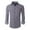 Grey, variant on Bcfgryg Men's Long Sleeve Button Down Dress Shirts Business Casual Untucked Stretch Shirts Men's Linen Shirts Summer