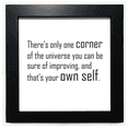 thumbnail image 1 of Quote You Can Change Your Own Self Black Square Frame Picture Wall Tabletop, 1 of 3