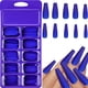 thumbnail image 1 of 100 piezas mate extra larga bailarina prensa en uñas ataúd uñas postizas color sólido cobertura completa uñas postizas mate ataúd uñas postizas con caja para mujeres niñas decoración de uñas Adepaton HMHZ196-2, 1 of 7