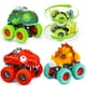 thumbnail image 1 of Beestech Juguetes de Dinosaurios para niños de 2 3 4 5 años Vehículos de Camiones Monstruo de Dinosaurios con tracción y Empuje para niños pequeños Preescolares Regalos de cumpleaños, 1 of 5