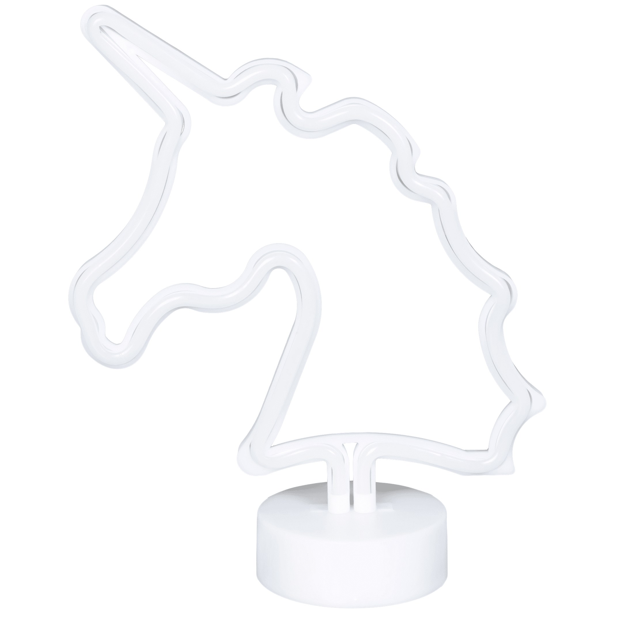EZ-Illuminations Battery Operated Multicolor LED Neon-Style Unicorn Light, with Built-in Timer