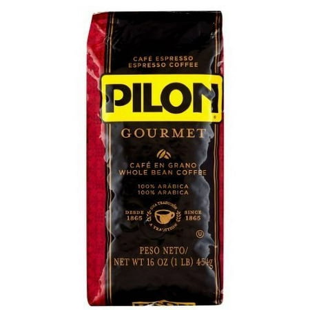 Pilon Gourmet Whole Bean Restaurant Blend Espresso Coffee, 16 Ounce