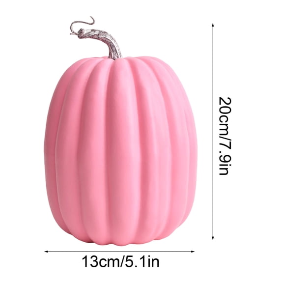 Pxyqht Large Artificial Foam Pumpkins for Halloween Home Decoration - Realistic Decorative Pumpkins for Fall DIY Crafts and Table Displays - Ideal for Events and Seasonal Decor