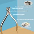 thumbnail image 2 of SPEEDWOX Braces Wire Cutter Distal End Cutter For Hard And Soft Wire Orthodontic Wire Cutter For Braces Stainless Steel Braces Removal Tools Orthodontic Cutter Dental Surgical Instrument Tool, 2 of 7