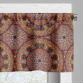 thumbnail image 3 of Ambesonne Boho Valance Pack of 2, Colorful Peruvian, 54"X12", Multicolor, 3 of 5