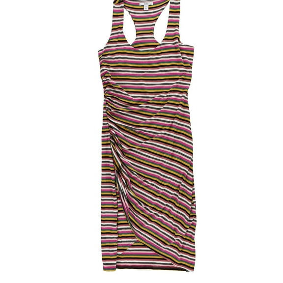 Bar Iii Womens Striped Asymmetrical Dress