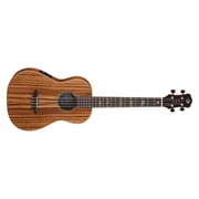 Luna High Tide Baritone Ukulele - Zebrawood