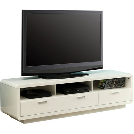 ACME Randell White TV Stand for Flat Screen TVs up to 60″ ACME Randell White TV Stand for Flat Screen TVs up to 60″