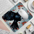 thumbnail image 2 of Crow Printed Non-Slip Rubber Bottom Gaming Mouse Pad 8.3x9.8 Inch Square Office and Gaming Mouse Mat, 2 of 6