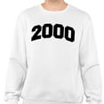 thumbnail image 2 of 2000 College Style Sweatshirt Unisex Large White, 2 of 5