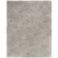 thumbnail image 2 of SAFAVIEH Atlantic Kennedy Solid Wool Shag Area Rug, Silver, 8' x 10', 2 of 11
