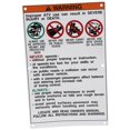 thumbnail image 4 of Para Yamaha Advertencia Pegatinas Respaldo Raptor Blaster Banshee Afortunado Sencillez, 4 of 5