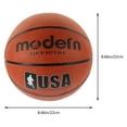 thumbnail image 3 of 1PC Standard Basketball Ball Durable Rubber Basketball for Teens Outdoor Training Games, 3 of 8