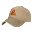 thumbnail image 3 of DouZhe Adjustable Washed Cotton Baseball Cap - Funny Humor Warning Prints Vintage Dad Hat Unisex Sports Caps (Yellow), 3 of 6