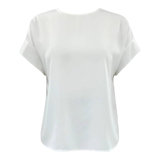 GEORGE G BLUSA CR MC CON DOBLADILLO LISA