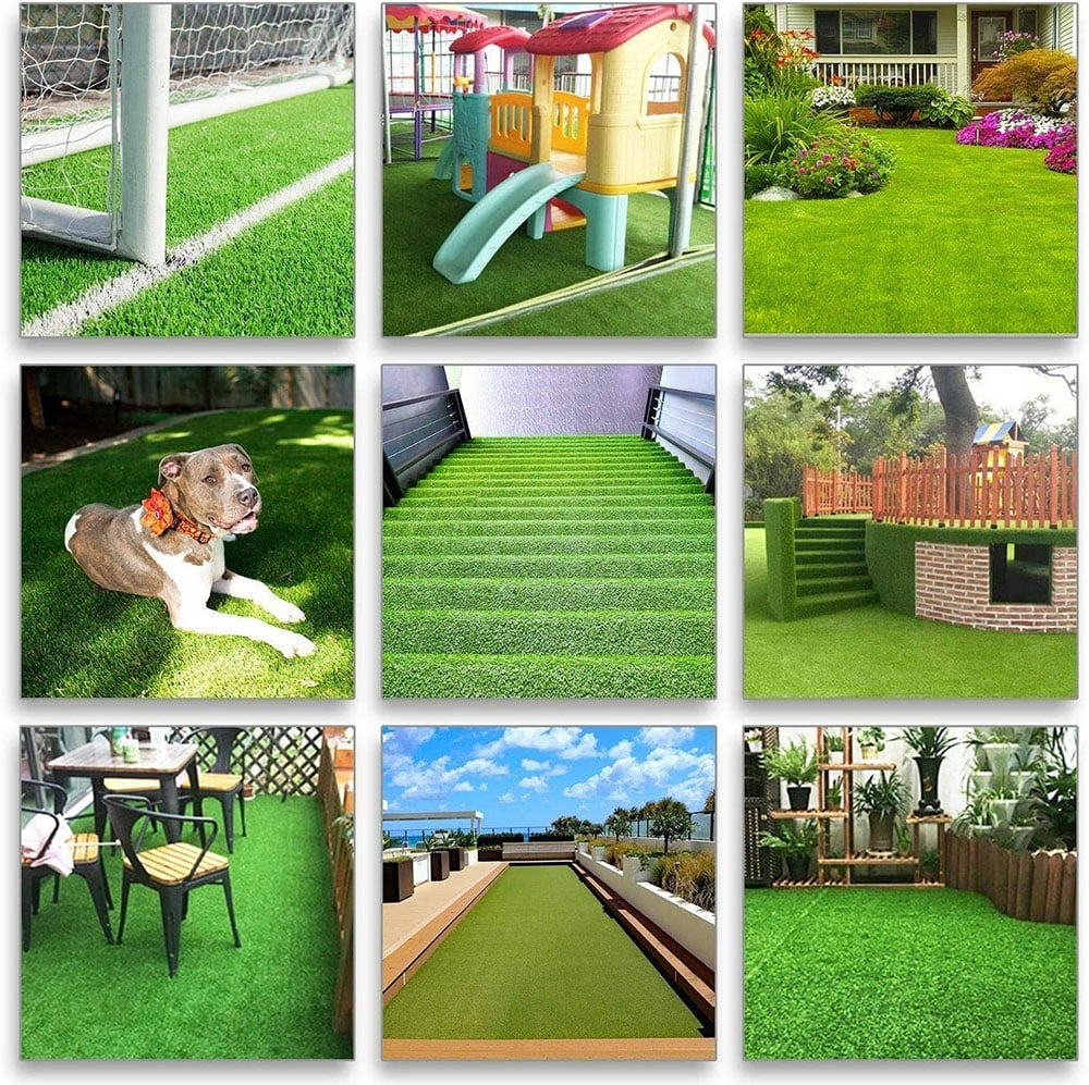 Artificial Grass Mat Lawn Turf Synthetic Garden Landscap Ornament Wedding Carpet 