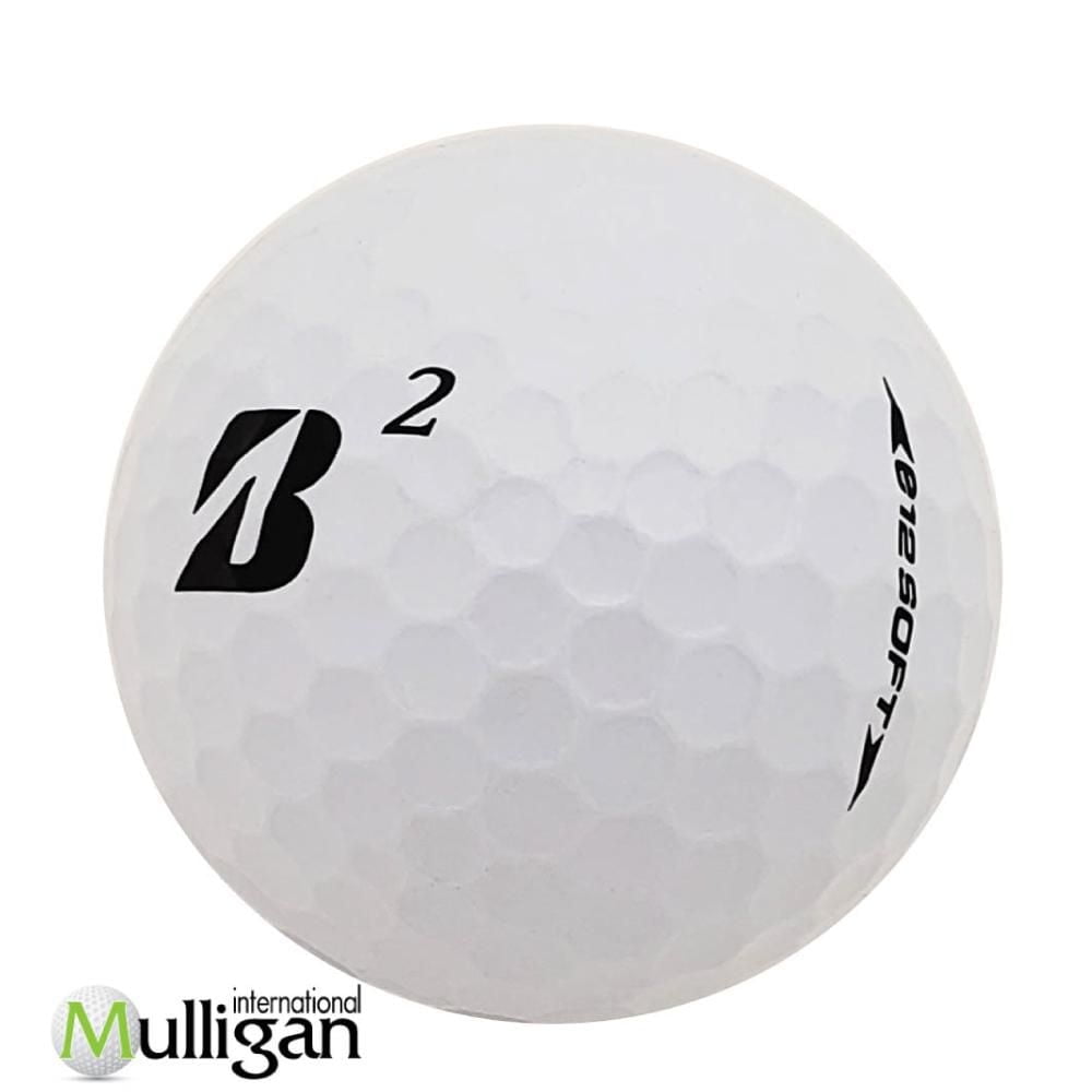 Mulligan - 96 Bridgestone e12 Soft (B) 5A Recycled Used Golf Balls, White
